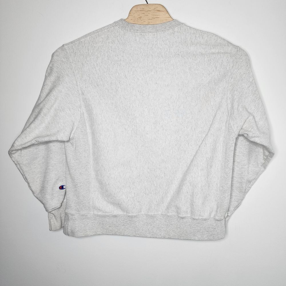 Vintage Champion Reverse Weave St Norbert College Gray Pullover Sweatshirt Sz L - Picture 2 of 7